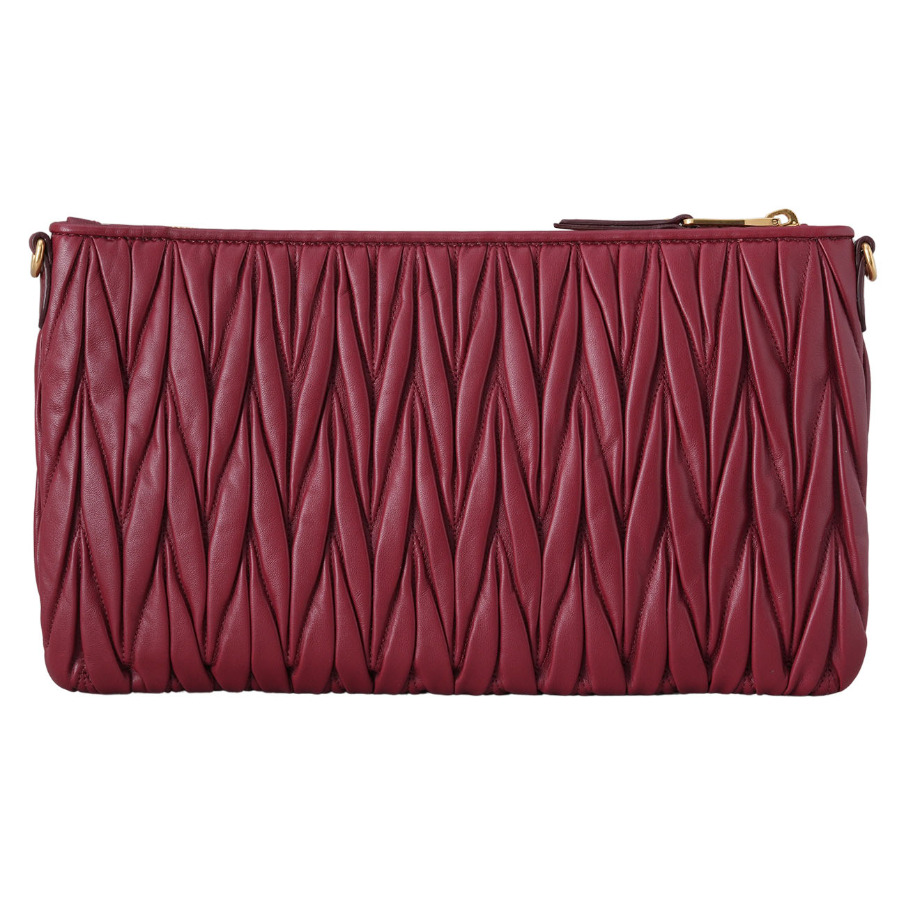 MIU MIU(USED)미우미우 5BF354 마틀라세 퀼칭 체인 클러치백